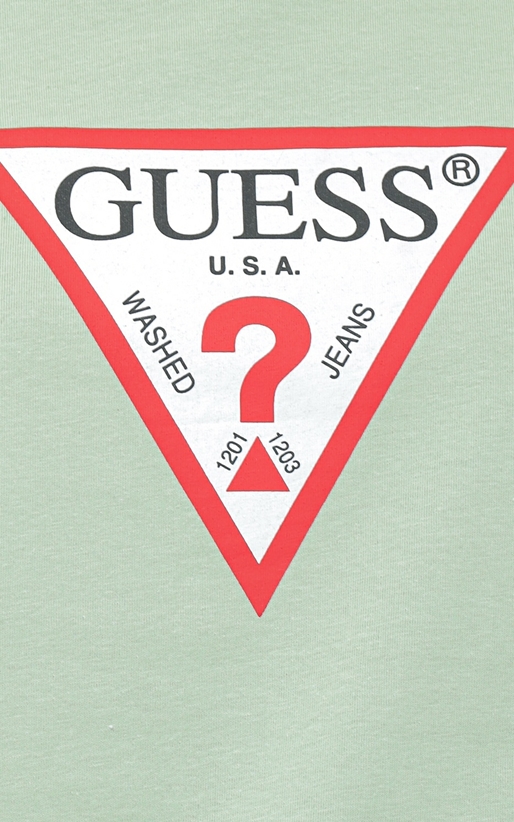 Guess-Tricou cu logo decorativ